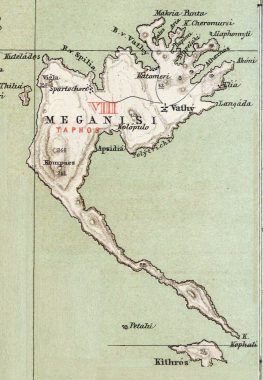 Χάρτης Μεγανησίου του 1889