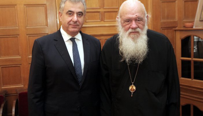 Τον Αρχιεπίσκοπο κ. Ιερώνυμο  επισκέφθηκε ο βουλευτής Λευκάδας