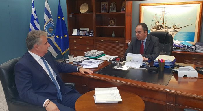 Συναντήσεις του Θανάση Καββαδά με τον Υπουργό Ναυτιλίας Ιωάννη Πλακιωτάκη και τον Αρχηγό του Λιμενικού Σώματος Αντιναύαρχο Θεόδωρο Κλιάρη