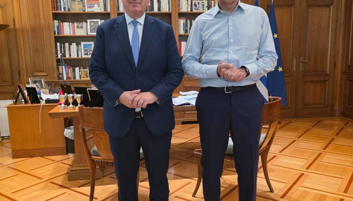 Συνάντηση με Μητσοτάκη ο υφυπουργός Θ.Καββαδάς
