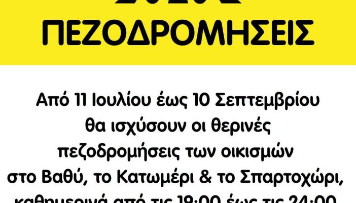 Ανακοινώσεις δήμου Μεγανησίου