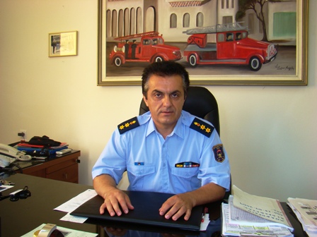 Νέος Διοικητής στην Πυροσβεστική Λευκάδας